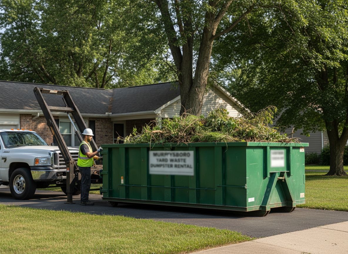 Yard Waste Dumpster Rental in Murphysboro